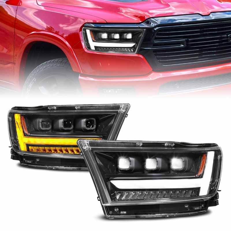 Anzo 111621-R Black LED Sequential Headlight (Passenger Side) | XDP