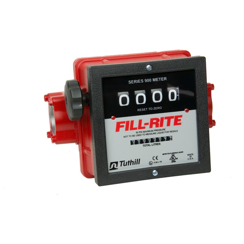 Fill-Rite 901CL1.5 4-Digit Mechanical Fuel Transfer Meter (23-151 LPM ...