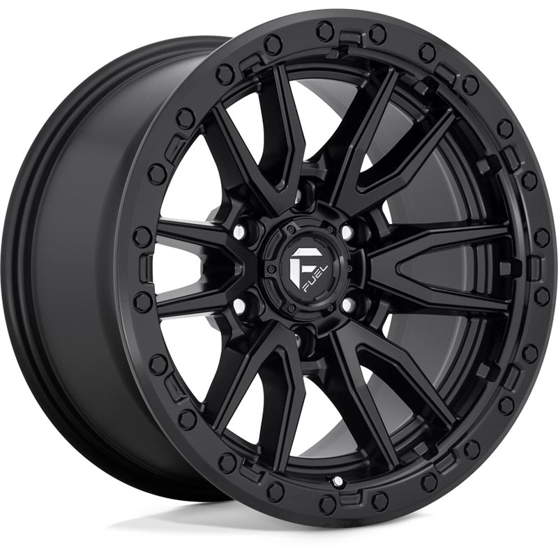 Fuel Rebel D679 5x5 Matte Black 18x9