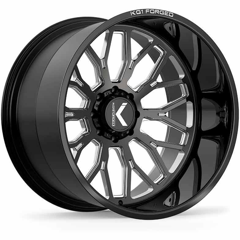 Kg1 Forged Jacked Kc019 Blackmilled 24x14 Wheel Kc019241488gpm Xdp