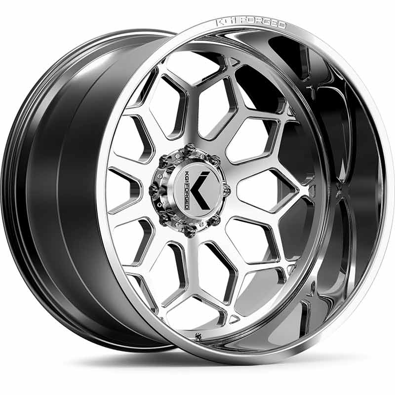 KG1 Forged SPREADER KC022 Polished/Milled 26x14 Wheel - KC022261488PM | XDP