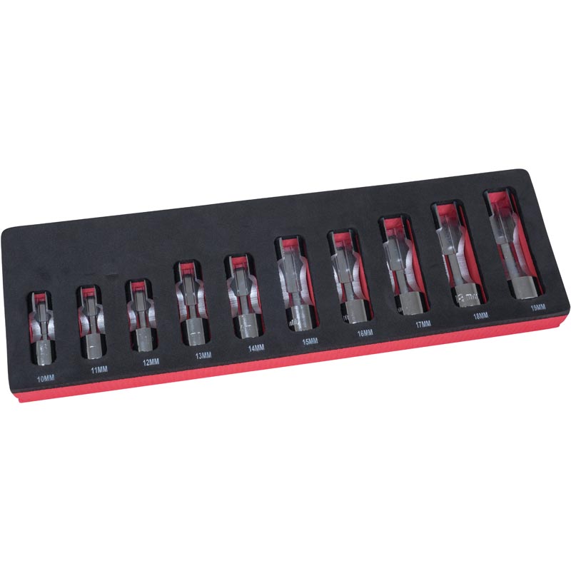 Lisle 12030 Flare Nut Socket Set (10-Piece) | XDP