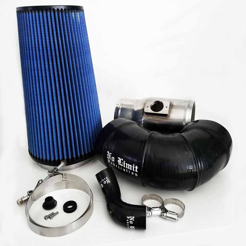 No Limit Fabrication 64CAIO Cold Air Intake - Polished - Oiled