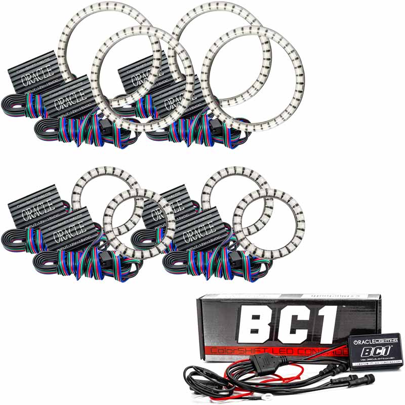 Oracle 5835-335 Vector Grille ColorShift LED Halo Kit (BC1 Controller ...