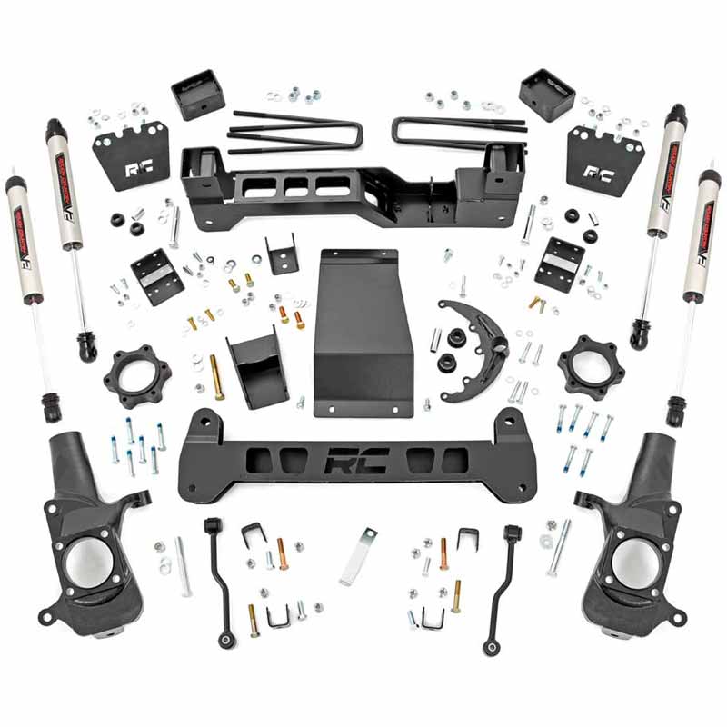 Rough Country 29770 6" Lift Kit With V2 Monotube Shocks | XDP