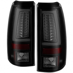 Anzo 311327-ANZO Tail Light Assembly, Led, Clear/Black, 03-06 Chevy  Silverado 1500/2500HD/3500