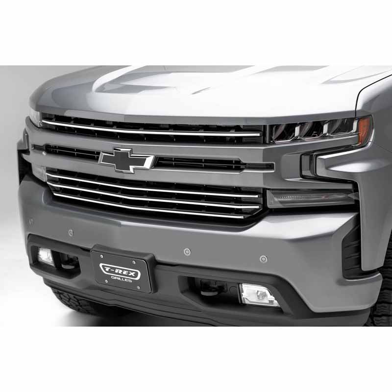 T-Rex 6211236 Billet Series Silver 4-Piece Grille Overlay | XDP